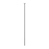Gessi Ventaglio bocca a soffitto altezza personalizzabile 63499